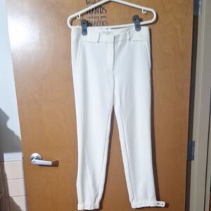 Halston Heritage Cropped Pants - White
